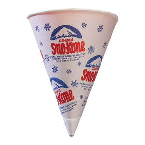 200 x Heavy Duty Snow Cone Paper Cups 6oz