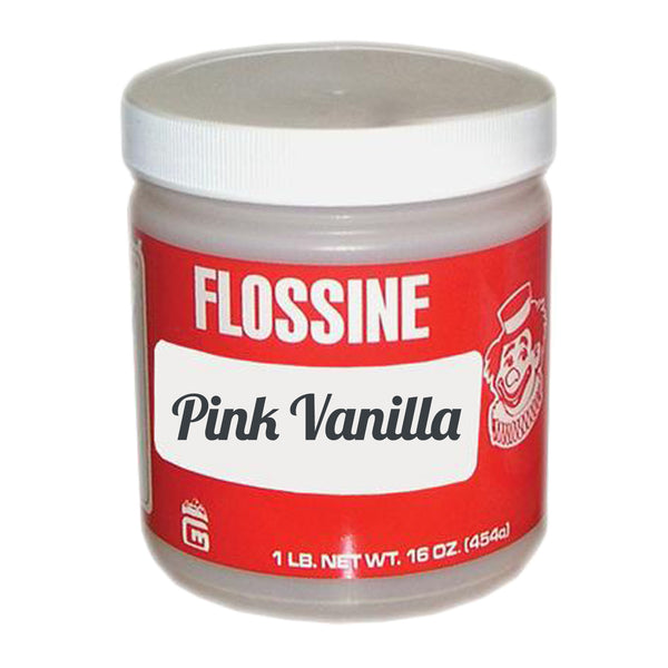 Superpop Flossine concentrate, pink vanilla flavour