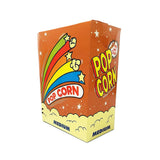 Medium rainbow popcorn boxes with fold-down lids, carton of 300